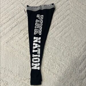 PINK Victoria's Secret Kids Black Joggers